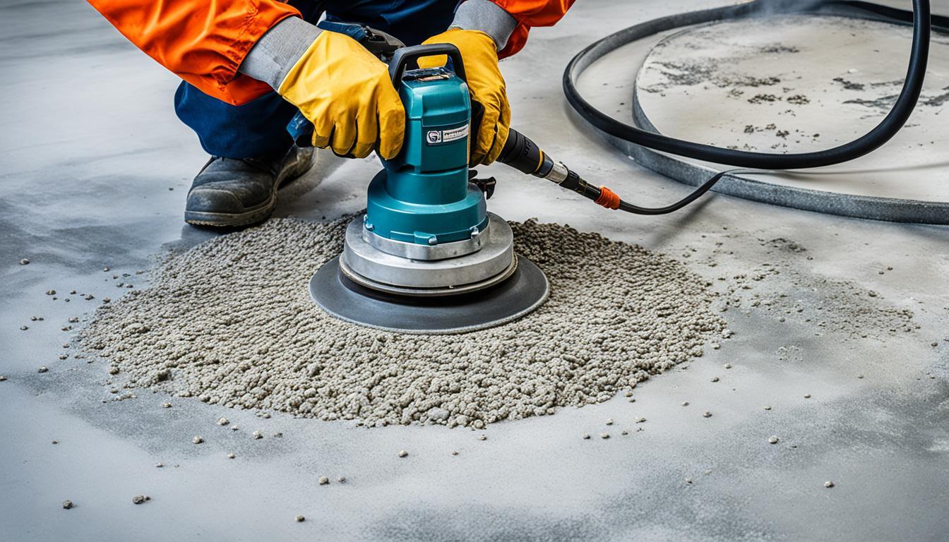 how to remove epoxy from concrete